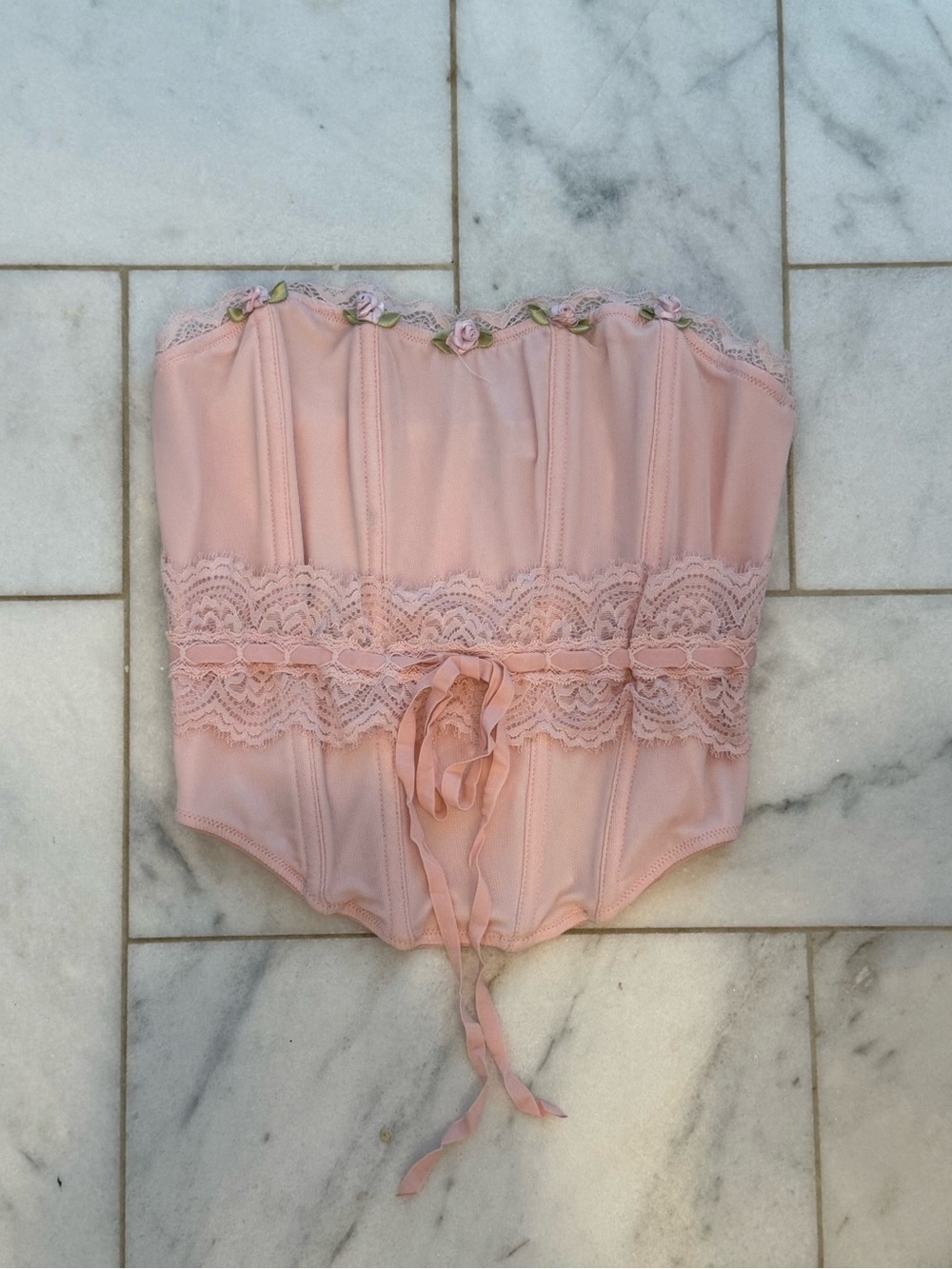 lace bustier corset top
